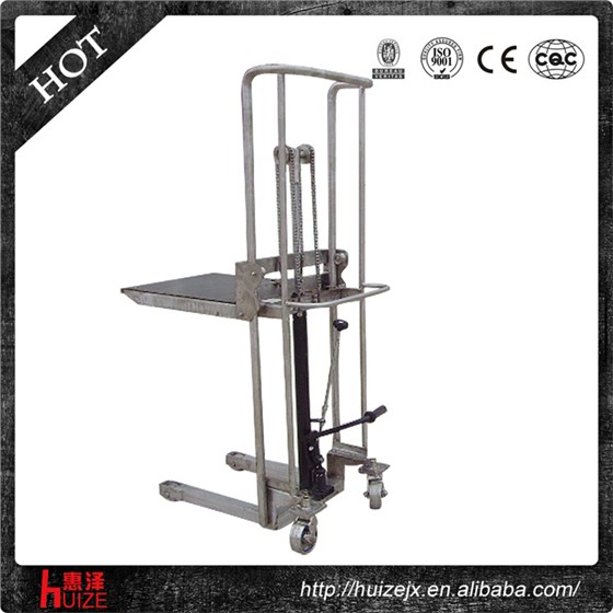 不銹鋼手動(dòng)輕型堆高車