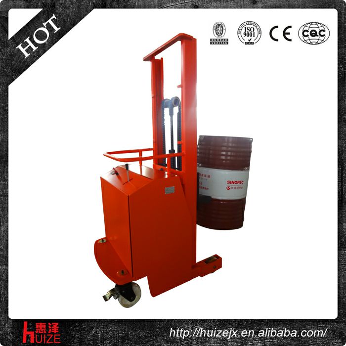 2半電動配重油桶車（無底腿，只堆垛，不翻轉(zhuǎn)）