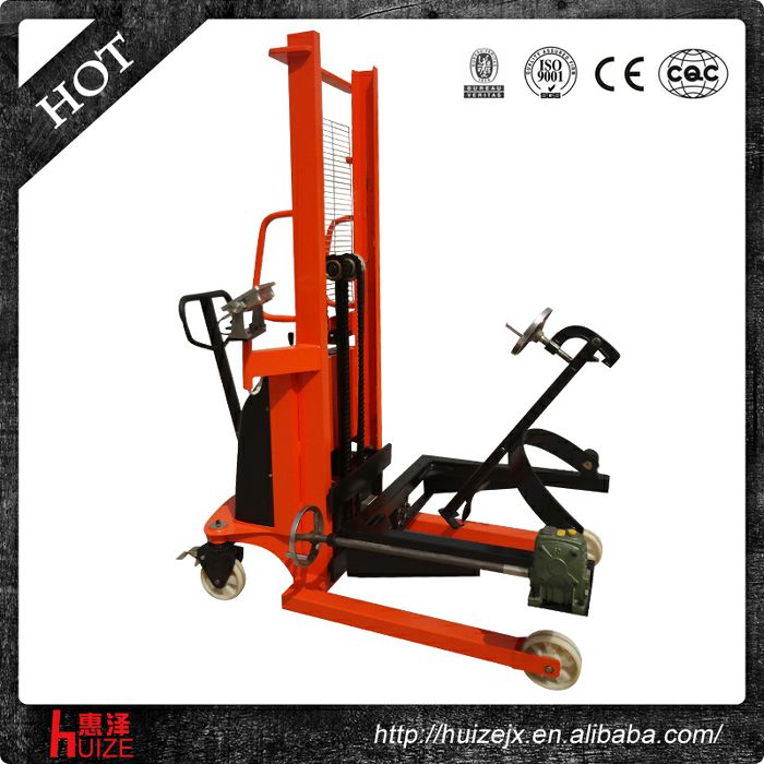 半電動(dòng)稱重油桶車（夾鐵桶，手搖翻轉(zhuǎn)）